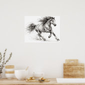 Wild und Frei Poster (Küche)