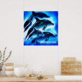 Wild und frei poster (Küche)