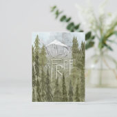 Wild und frei postkarte (Stehend Vorderseite)