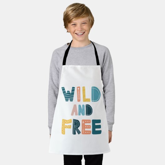 Wild und frei schürze (Getragen)