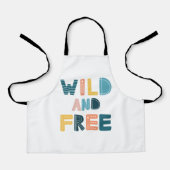 Wild und frei schürze (Vorderseite)