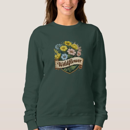 Wild und frei sweatshirt (Vorderseite)