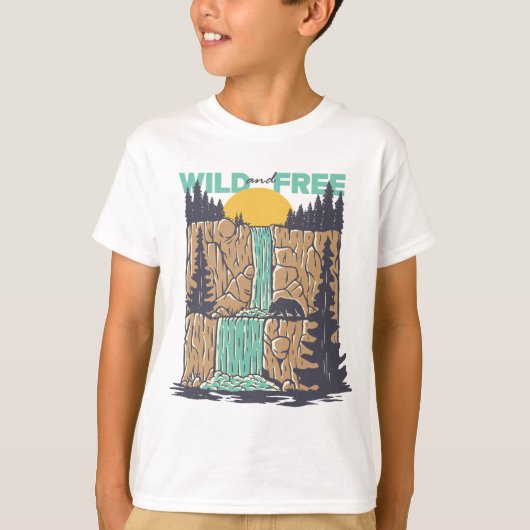 Wild und frei T-Shirt (Vorderseite)