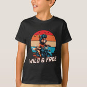 Wild und frei T-Shirt (Vorderseite)