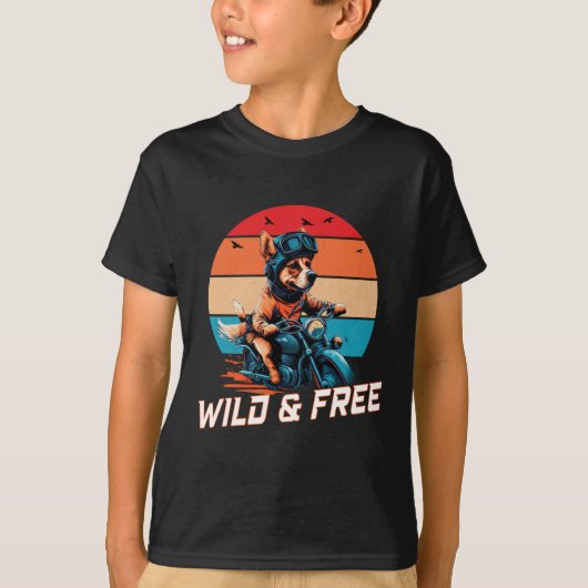 Wild und frei T-Shirt (Vorderseite)