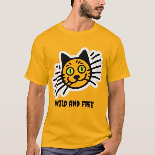 Wild und frei T-Shirt (Vorderseite)