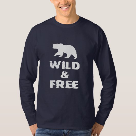 Wild und frei T-Shirt (Vorderseite)