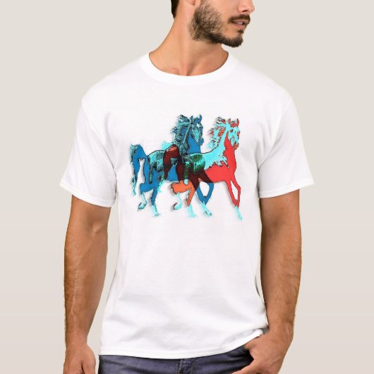 Wild und frei T-Shirt (Vorderseite)