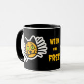 Wild und frei tasse (Vorderseite Links)