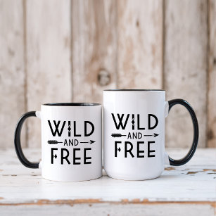 Wild und frei tasse