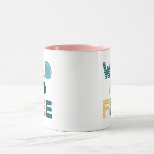Wild und frei tasse (Zentrum)