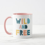 Wild und frei tasse (Links)
