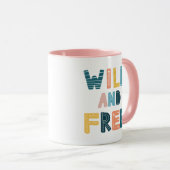 Wild und frei tasse (VorderseiteRechts)