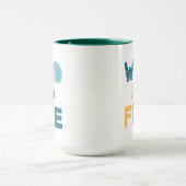 Wild und frei tasse (Zentrum)