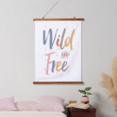 Wild und frei wandteppich mit holzrahmen (Schlafzimmer)