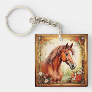 Wild und freies Pferd Schlüsselanhänger