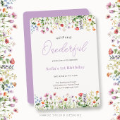 Wild und freundlich Einladung zum ersten Geburtsta