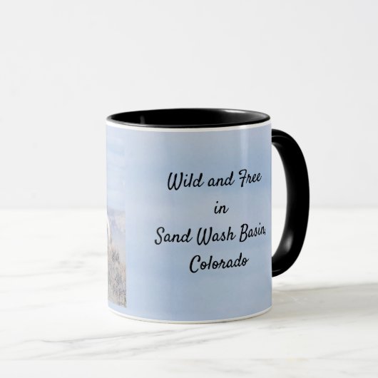 Wild und geben Sie im Sand-Waschbecken frei Tasse (VorderseiteRechts)
