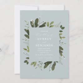 Wild und grün einladung