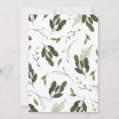 Wild und grün einladung (Rückseite)