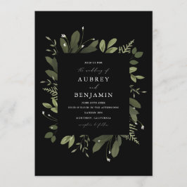 Wild und grün einladung