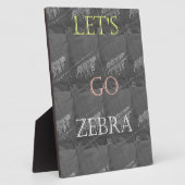 Wild und kostenlos Let's Go!: Eine Zebras Reise Fotoplatte (Seite)