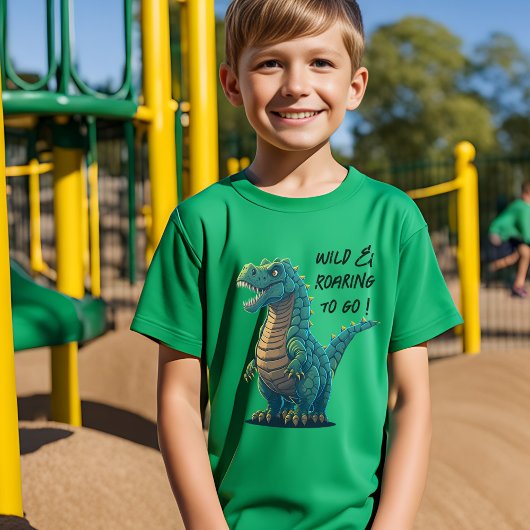 Wild und Roaring zu Go T-Rex T-Shirt