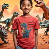 Wild und Roaring zu Go T-Rex T-Shirt