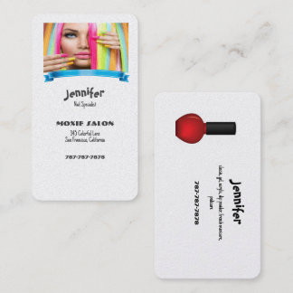 Wild und Sassy Hairstylist & Nail Tech Visitenkarte