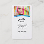 Wild und Sassy Hairstylist & Nail Tech Visitenkarte (Vorderseite)