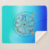 Wild und schön sherpadecke (Vorderseite (Horizontal))