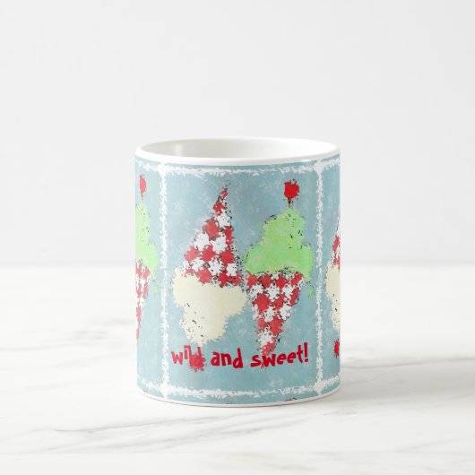 "Wild und süß!" Eiscreme-Tasse Kaffeetasse (Mittel)