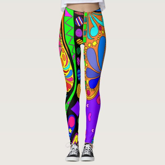 Wild und verrückt leggings (Vorderseite)