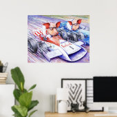 Wild und Verschütten Poster (Heimbüro)