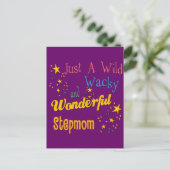 Wild und Wacky StepMom Postkarte (Stehend Vorderseite)