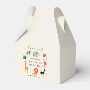 Wild und Whimsical 2. Geburtstag Geschenkschachtel