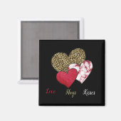 Wild valentine magnet (Vorderseite/Rückseite)