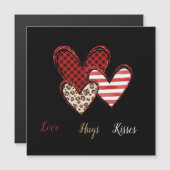 Wild valentine magnetkarte (Vorne/Hinten)