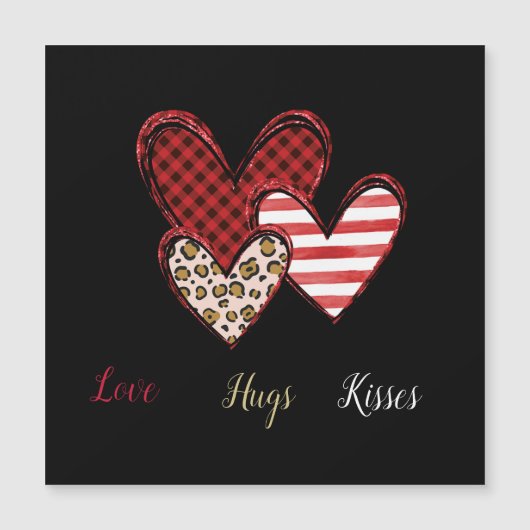 Wild valentine magnetkarte (Vorderseite)