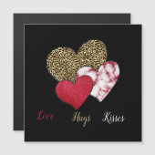 Wild valentine magnetkarte (Vorne/Hinten)