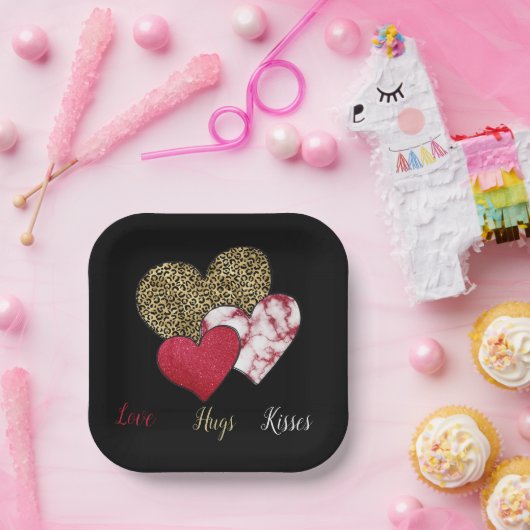 Wild valentine pappteller (Party)