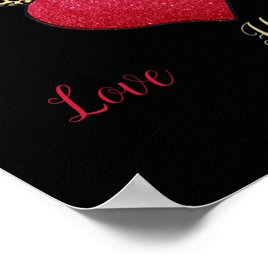 Wild valentine poster (Ecke)