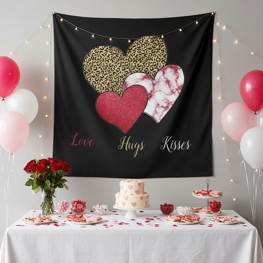 Wild valentine wandteppich