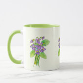 Wild Veilchen-Tasse Tasse (Links)