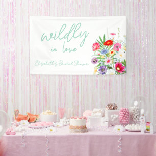 Wild verliebte Brautparty Banner