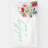 Wild verliebte Brautparty Banner (Vertikal)