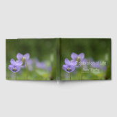 Wild Violets Celebration of Life Guest Book Gästebuch (Voll)