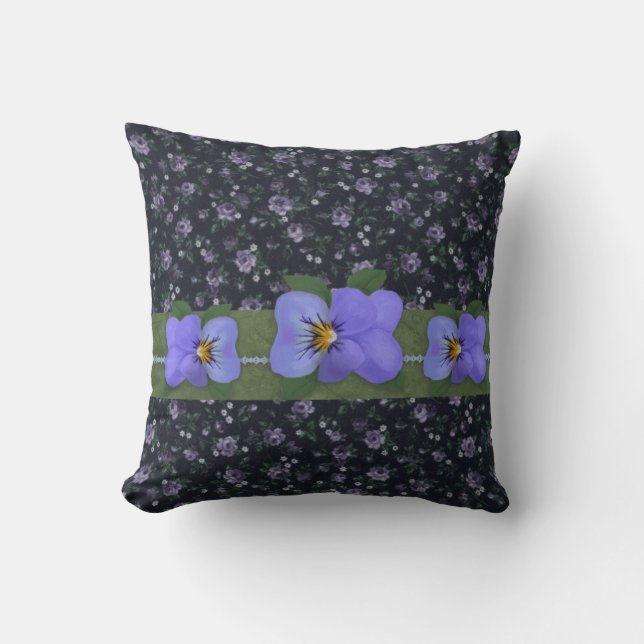 Wild Violets Pillow Kissen (Vorderseite)