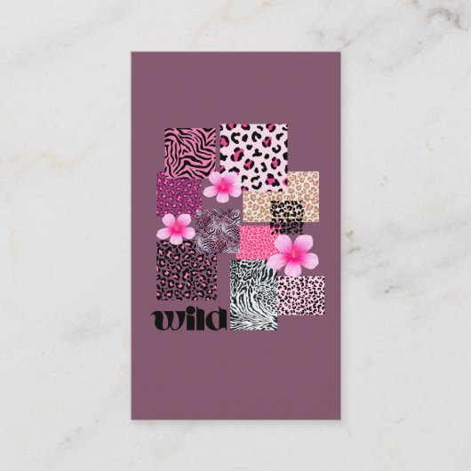 wild visitenkarte (Vorderseite)