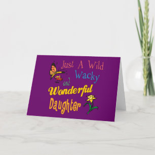 Wild Wacky und ein wunderbares Geschenk für die To Karte